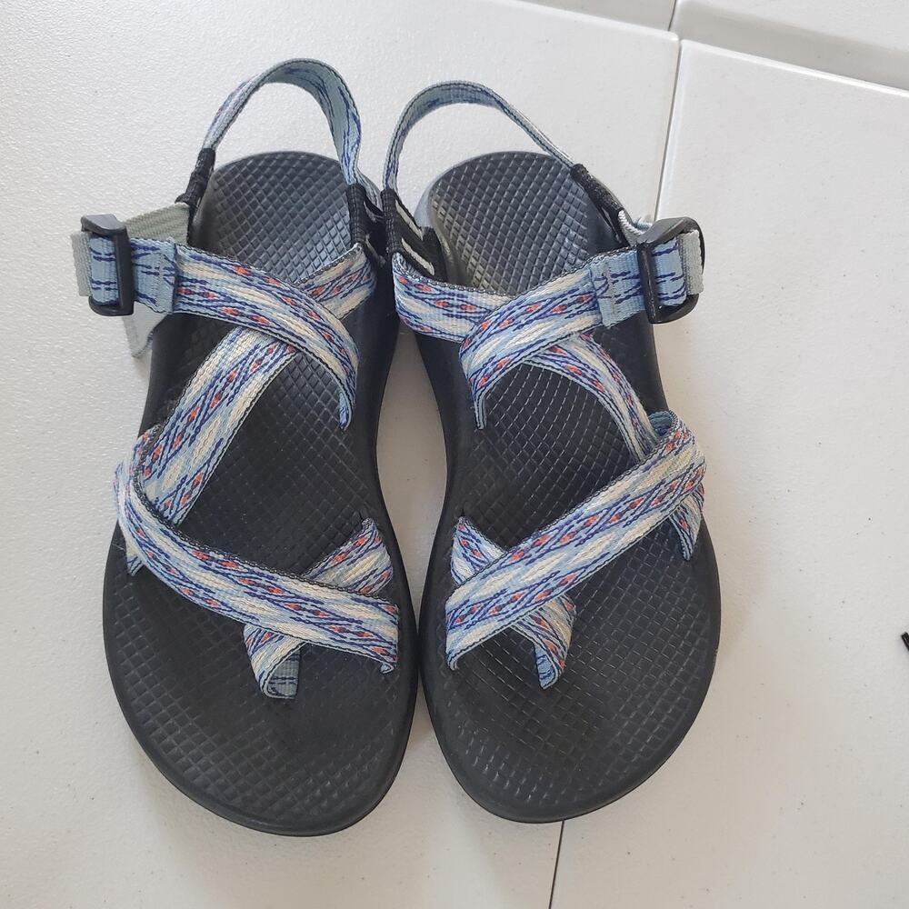 Chaco Sandals Womens Size 6 Blue Gray Z/1 Classic Strappy Hiking Outdoor Sport